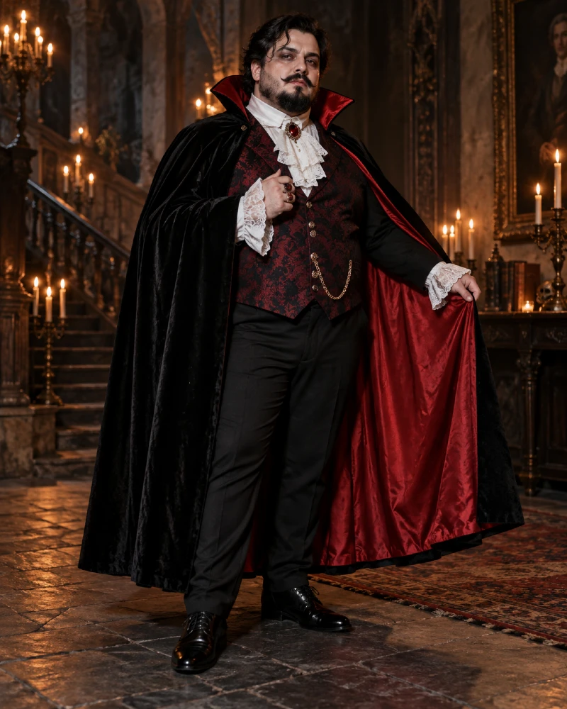  Gothic Vampire Count Costume