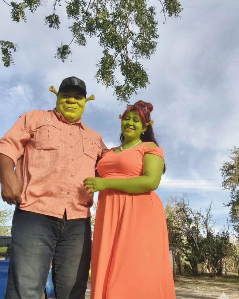 Green Ogre Couples Costume
