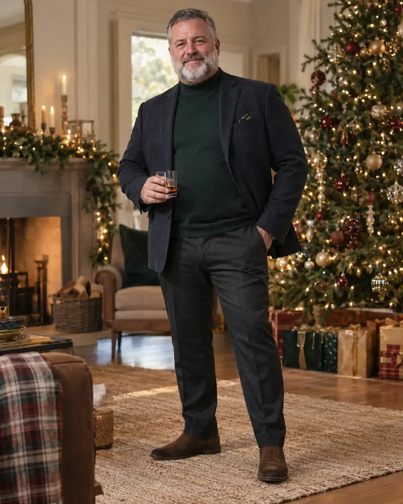 Green Quilted Vests and Patterned Cream Knits