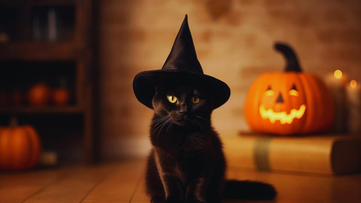 Halloween Names for a Black Cat