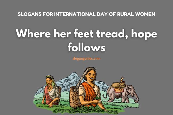 Heart Touching Slogans for International Day of Rural Women