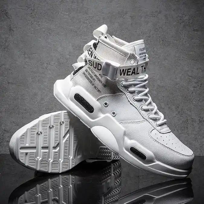High-Top Streetwear Sneakers