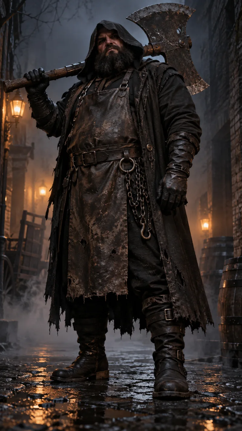 Hooded Executioner Costume for Plus Size Men