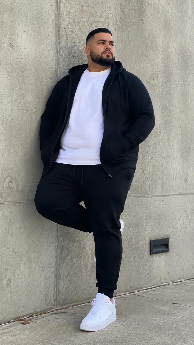 Hoodie, T-Shirt, and Joggers Set