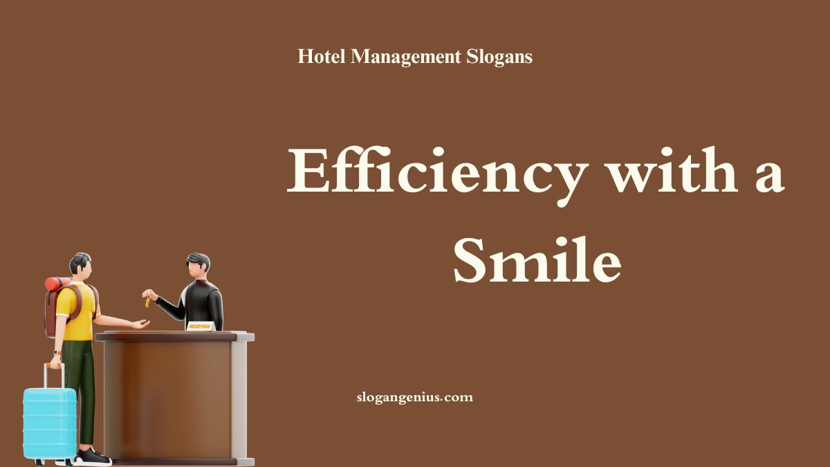 Hotel Management Slogans