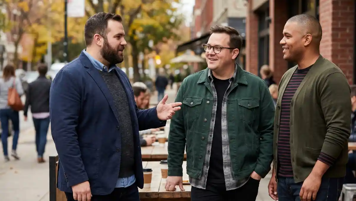 How Plus Size Men Can Layer Outfits Without Looking Bulky (Step by Step)