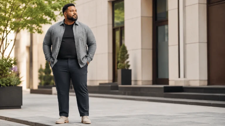 How Plus Size Men With an Inverted Triangle Build Should Dress