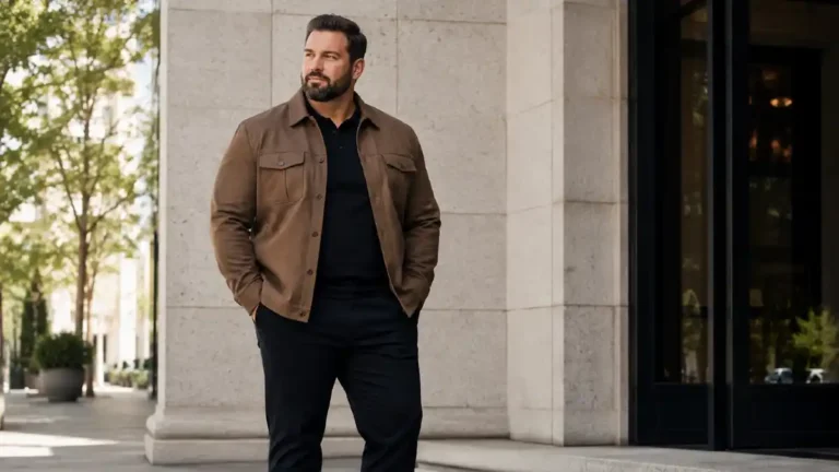 How to Dress Plus Size Men With Broad Shoulders (Use It as Your Superpower)