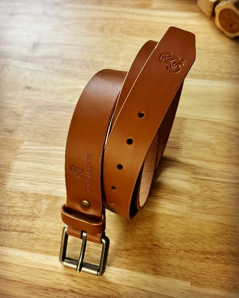 Humble Lion Tan Leather Work Belt