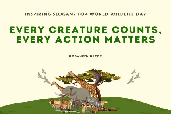 Inspiring Slogans for World Wildlife Day