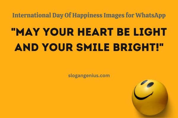 International Day Of Happiness Images for WhatsApp