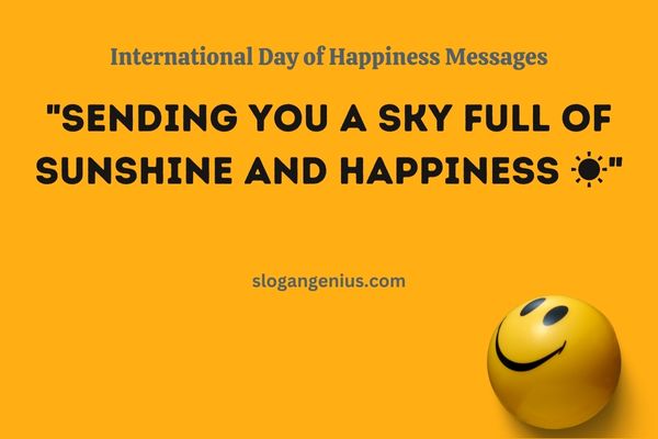 International Day of Happiness Messages