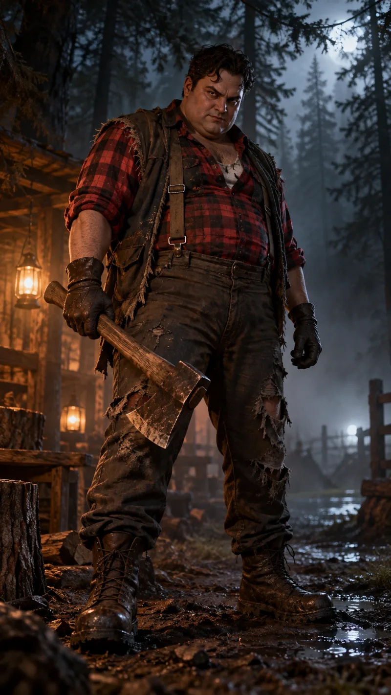 Killer Lumberjack Costume for Plus Size Men