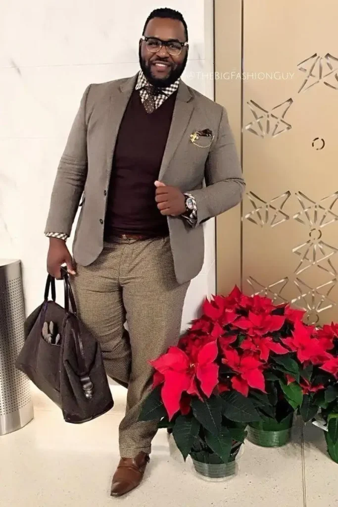 Layered Earth Tones and Mixed Patterns