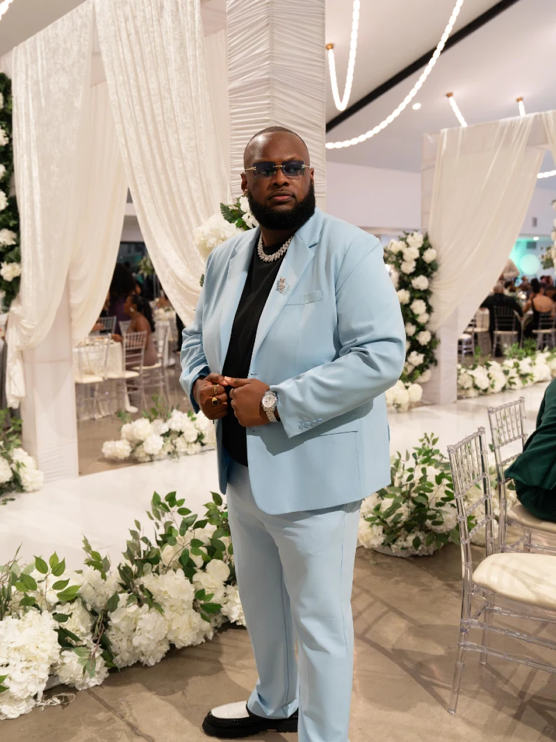 Light Blue Suit Jacket, Matching Trousers