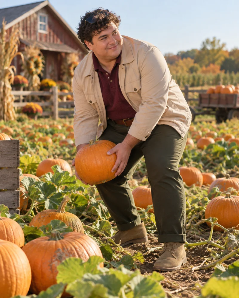 Light Chore Jacket and Olive Chinos