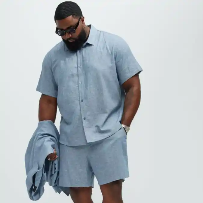 Linen Short Set