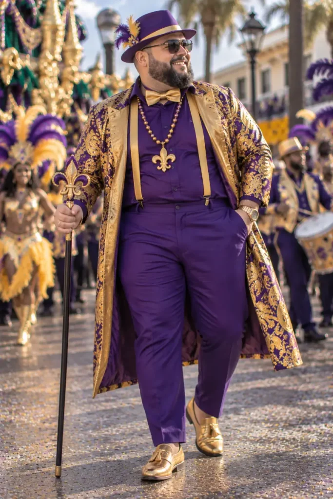 Majestic Duster Coat and Suspender Suit