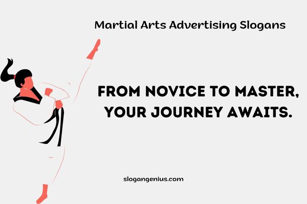 Martial Arts Advertising Slogans