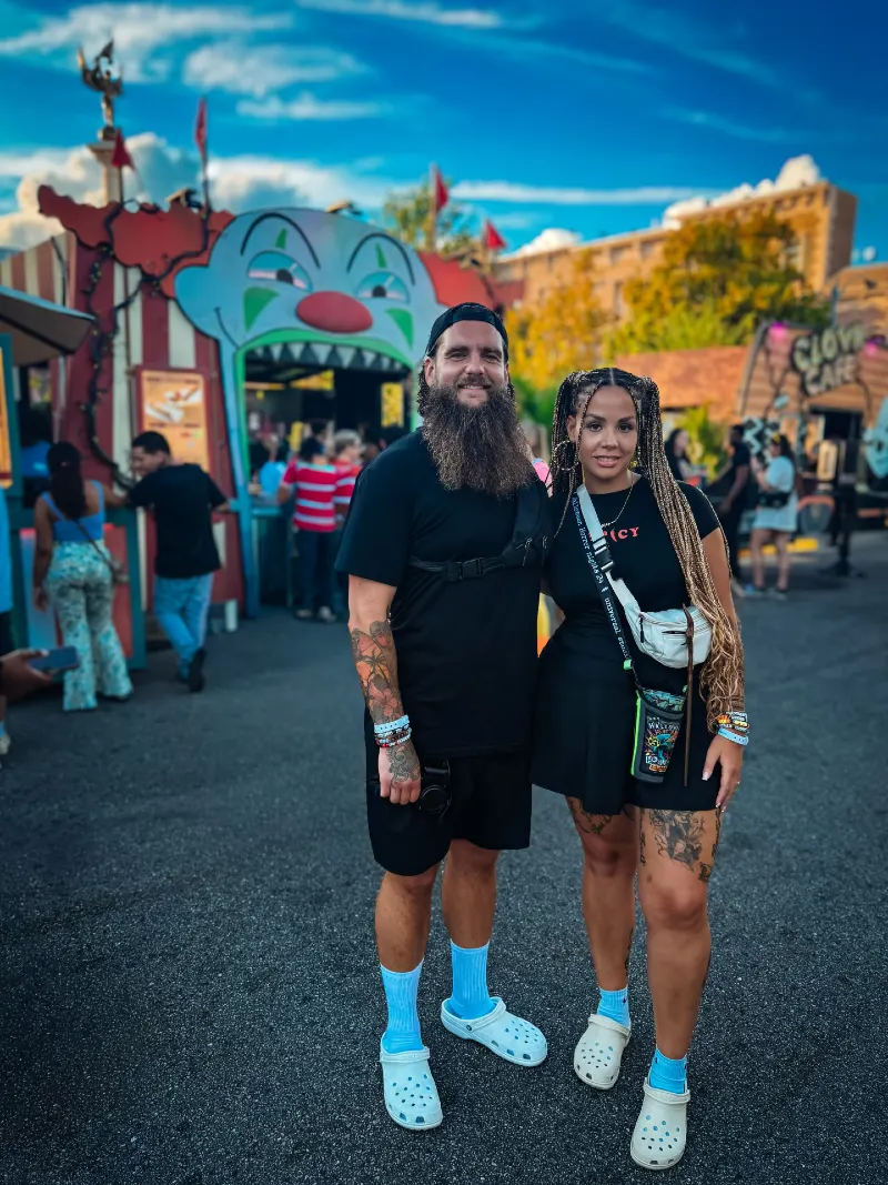 Matching Theme-Park Tourist Couples