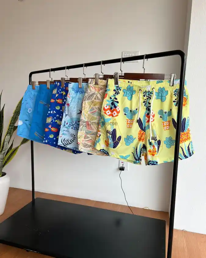 Men’s Printed Quick-Dry Swim Trunks