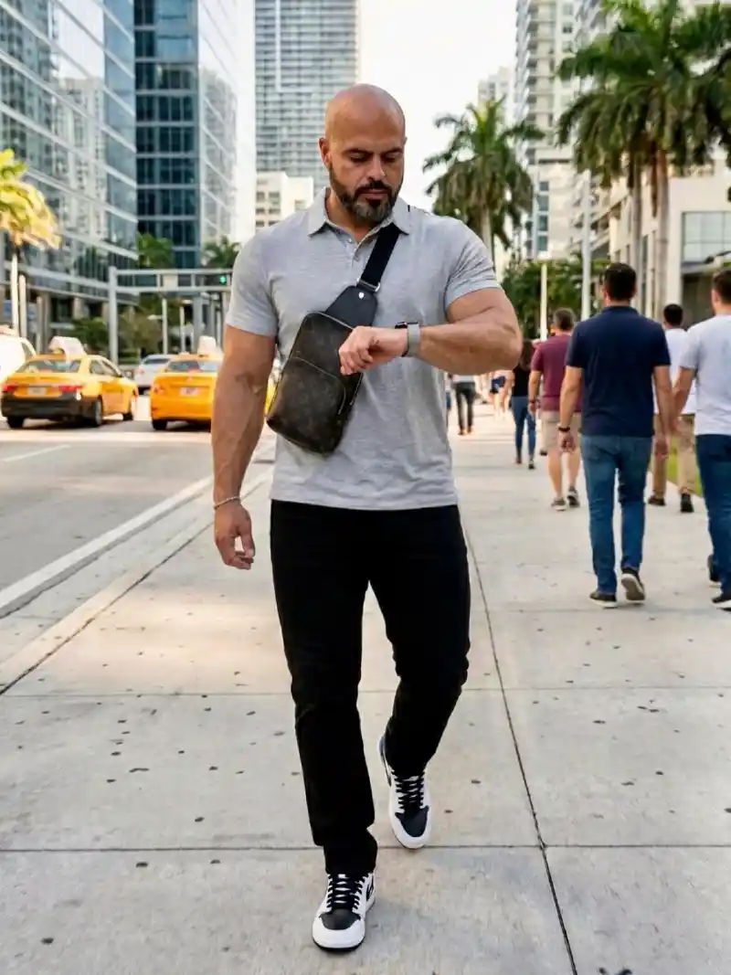 Modern City Commuter Polo Look