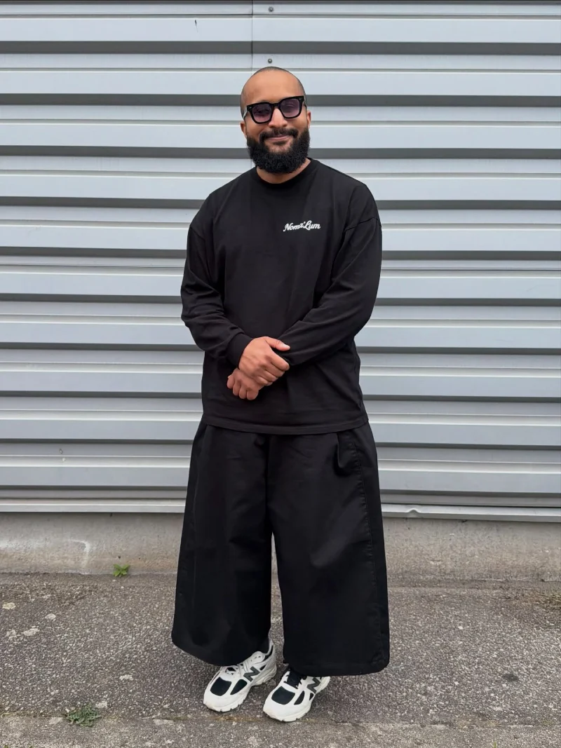 Monochrome Oversized Streetwear Look