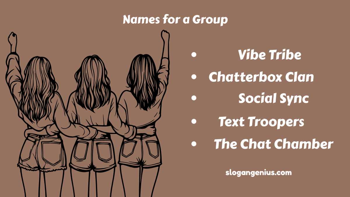 Names for a Group of Friends in WhatsApp
