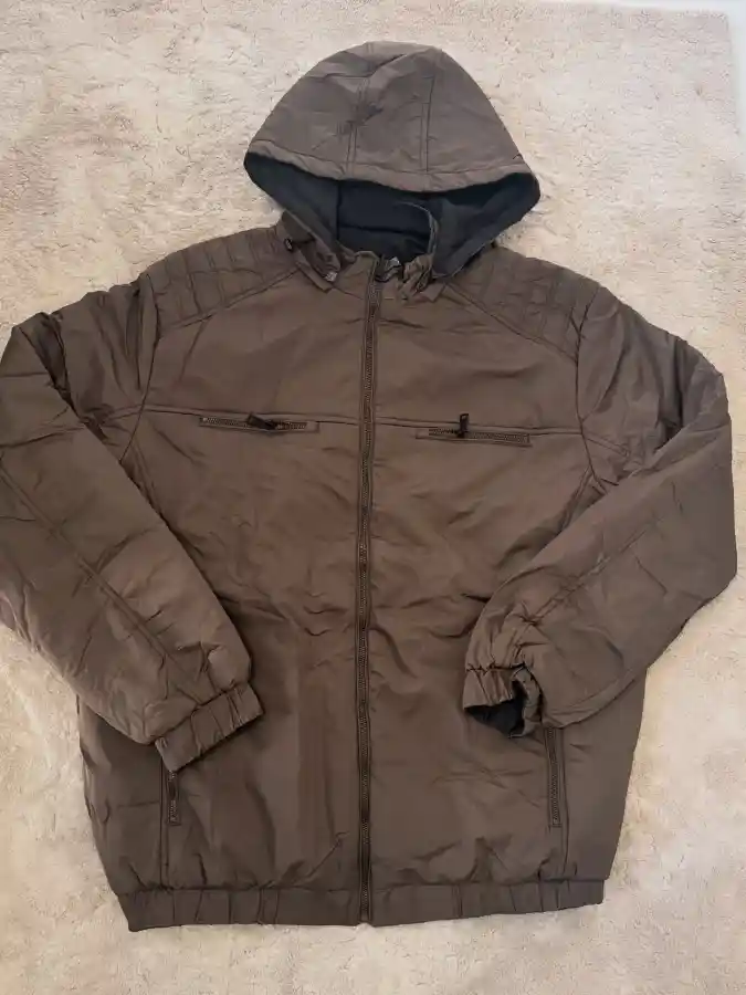 Padded Hooded Bomber Jacket