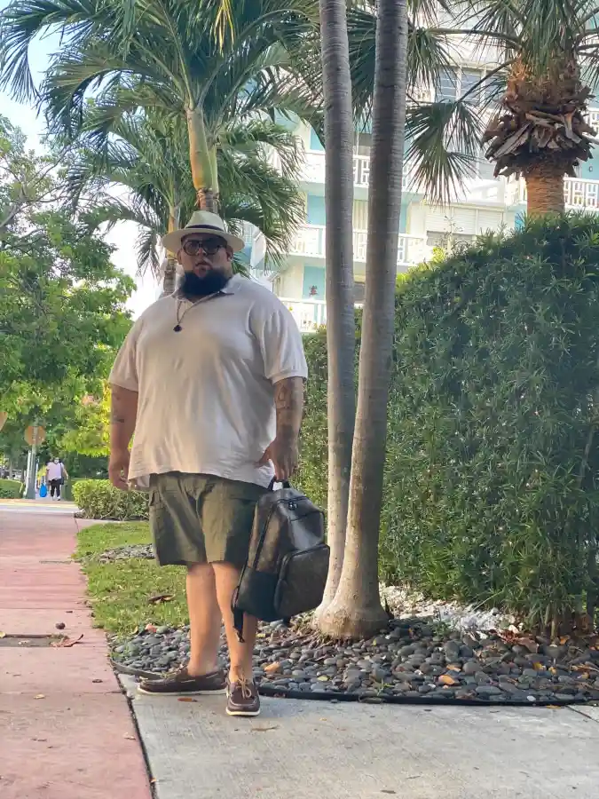 Polo Shirt and Cargo Shorts