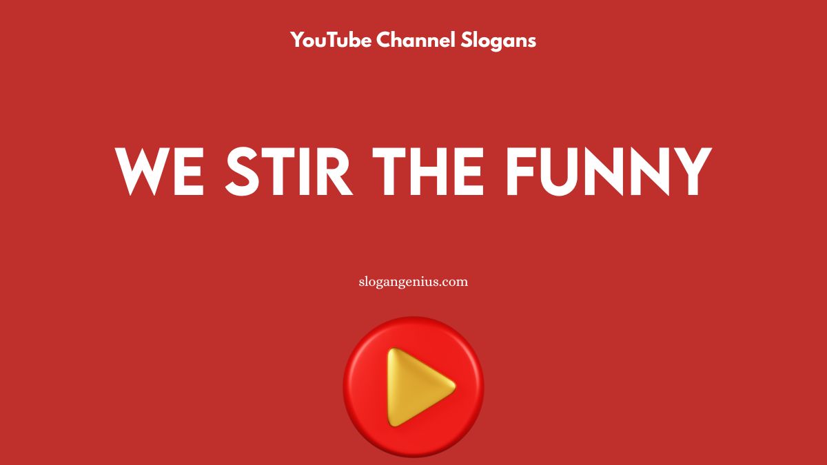 Pranks & Comedy YouTube Channel Slogans