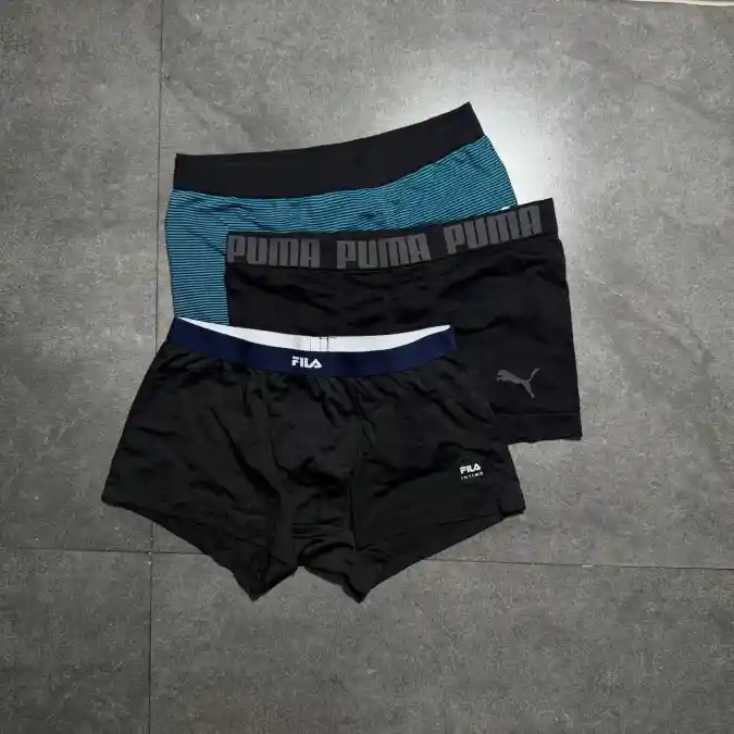 Puma and Fila Men's Boxer Briefs