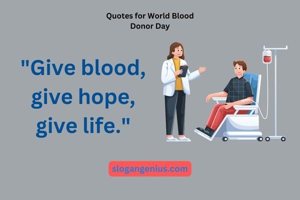Quotes for World Blood Donor Day