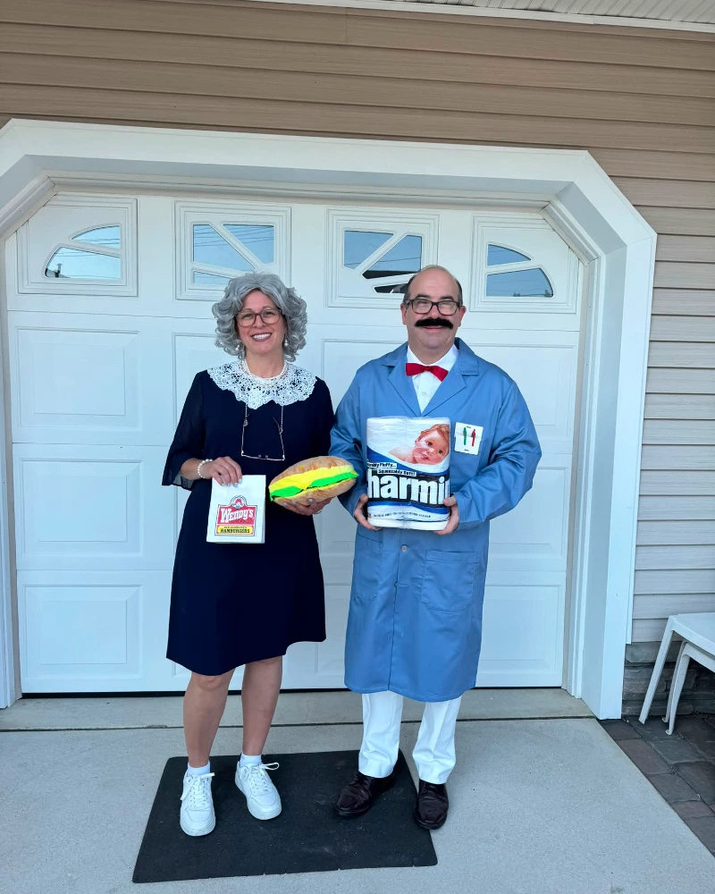 Retro Commercial Couples Costume