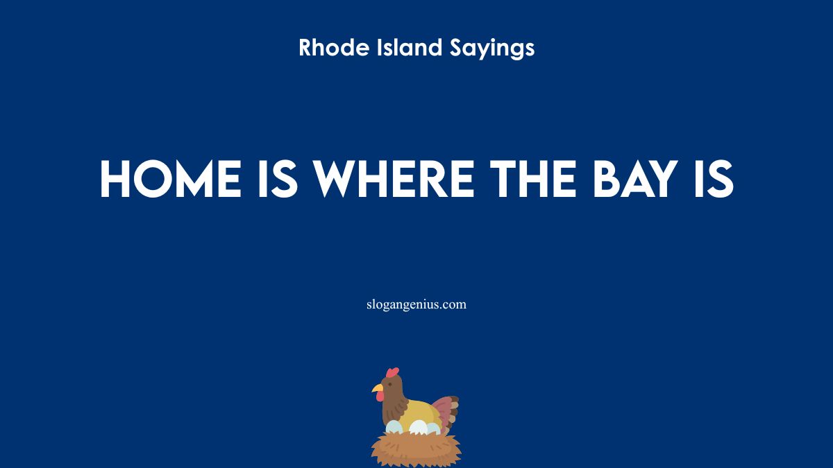 Rhode Island Sayings