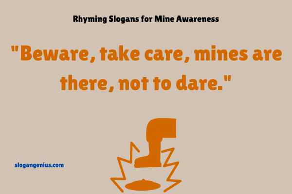 Rhyming Slogans for Mine Awareness