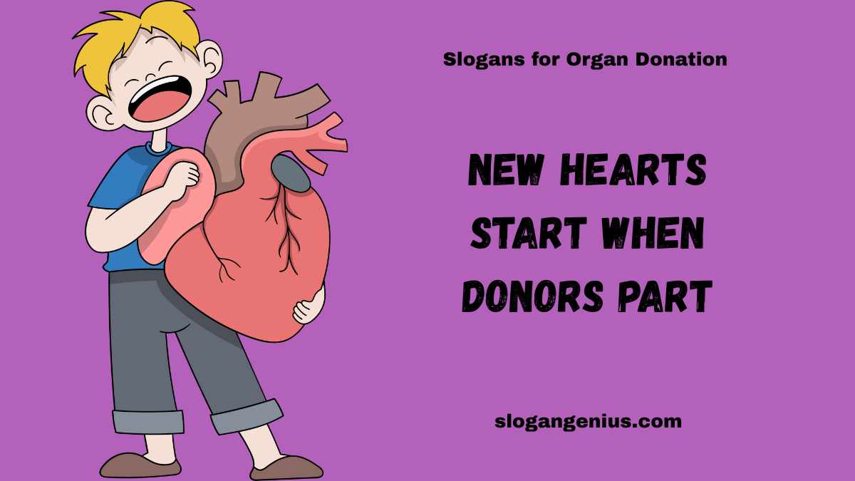 Rhyming Slogans for Organ Donation 