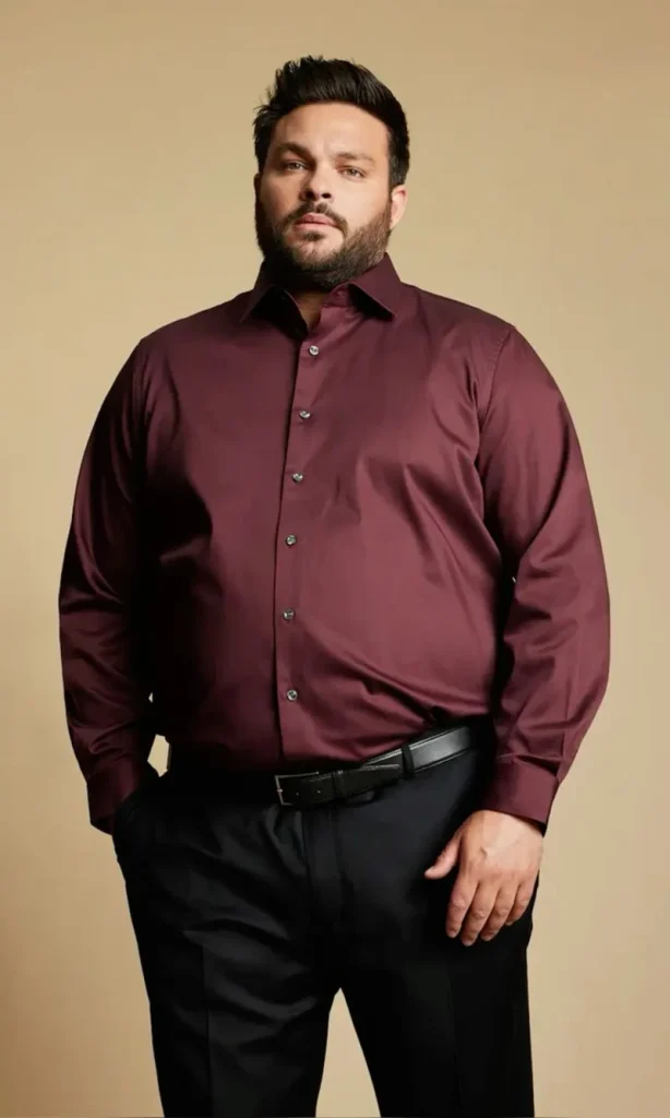 Rich Burgundy and Crisp Black Base