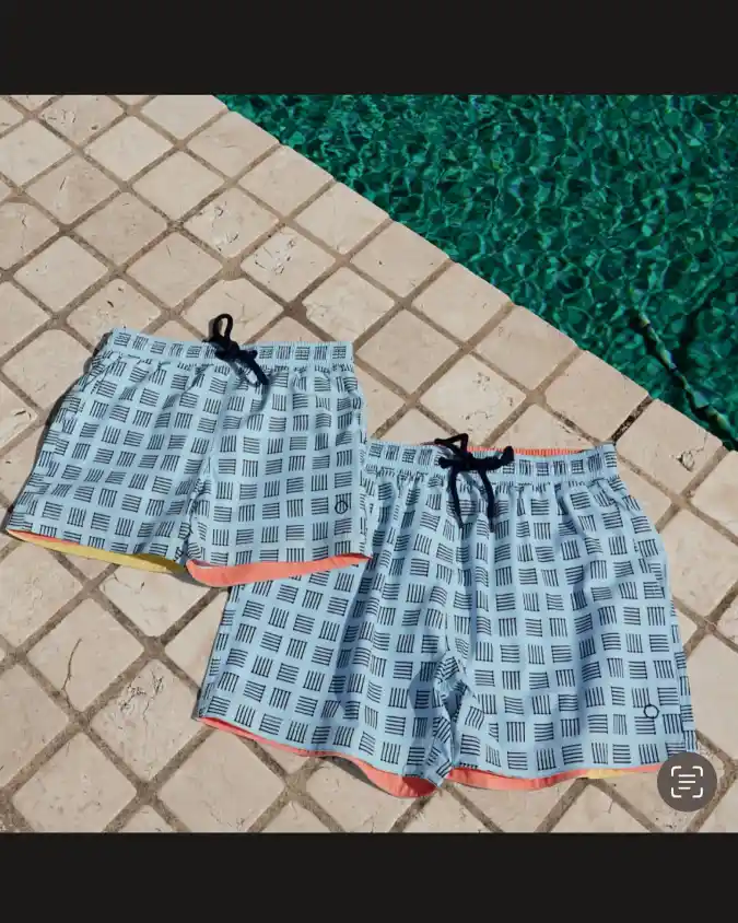 Rocks Push Balmoral Boards Swim Shorts - Blue