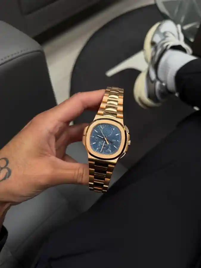 Rose Gold Luxury Sports Watch