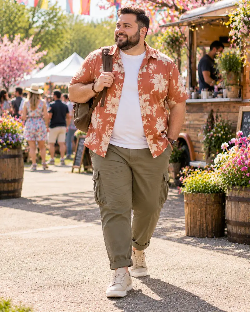 Rust Florals and Olive Utility Layers