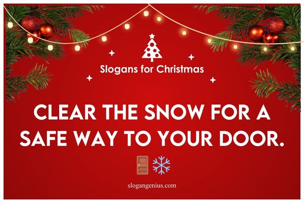 Safety Slogans for Christmas