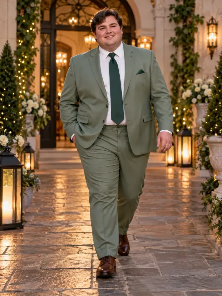 Sage Green Tailoring For Evening Proms