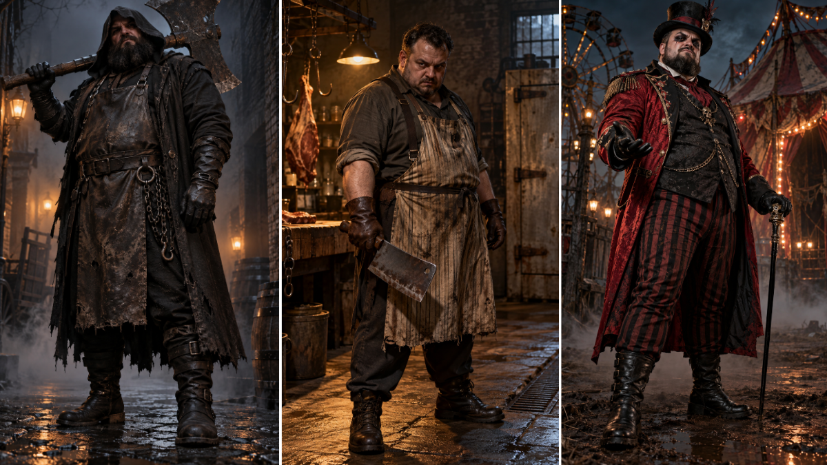 Scary Halloween Costumes for Plus Size Men That Use Your Size as the Threat