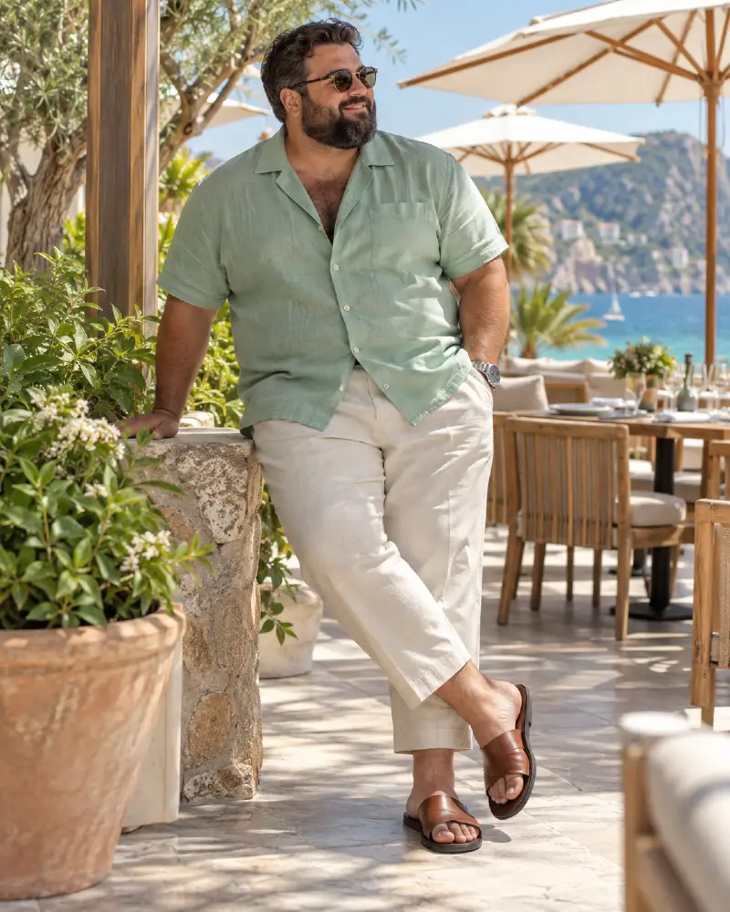 Seaside Dining The Sage Green Linen Look