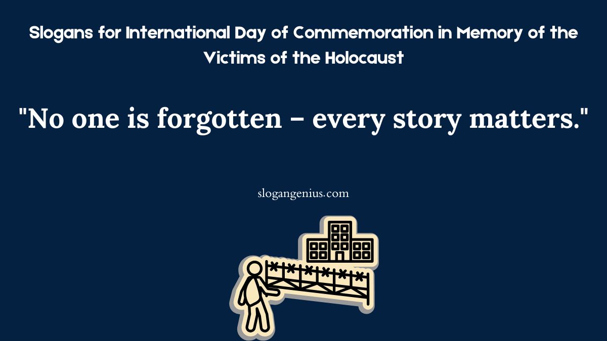 Short Messages for International Day of Commemoration in Memory of the Victims of the Holocaust