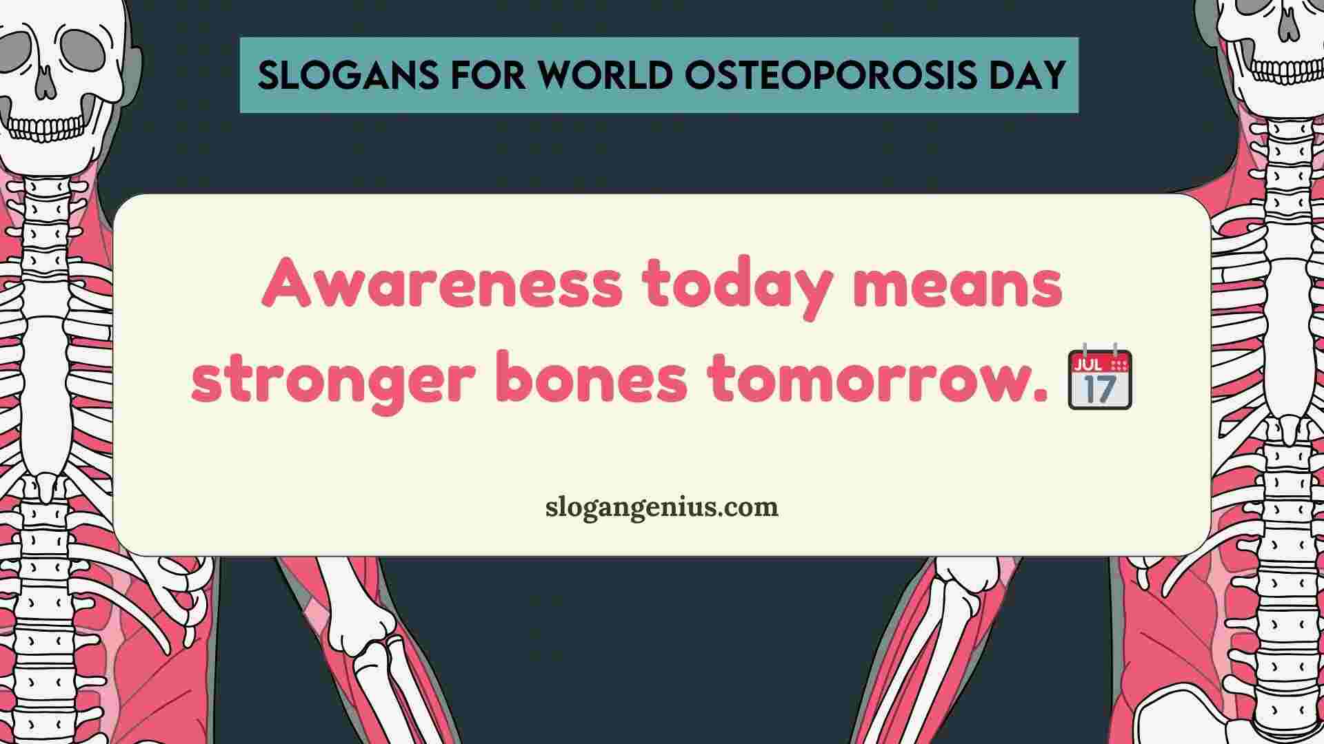 Short Messages for World Osteoporosis Day