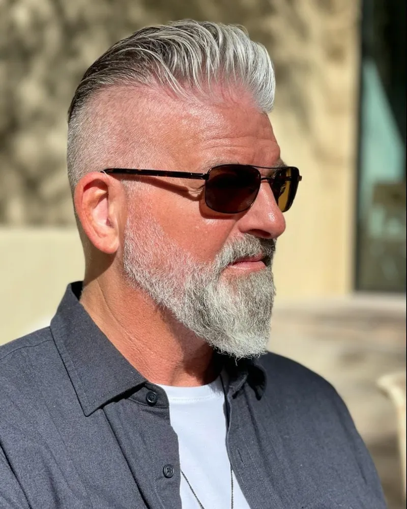 Short, Pointed Ducktail Beard