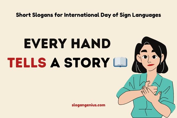 Short Slogans for International Day of Sign Languages