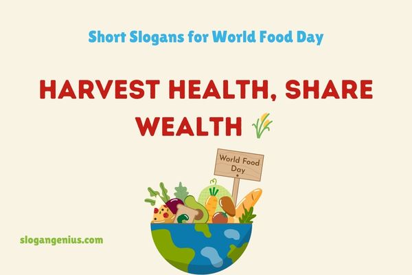 Short Slogans for World Food Day